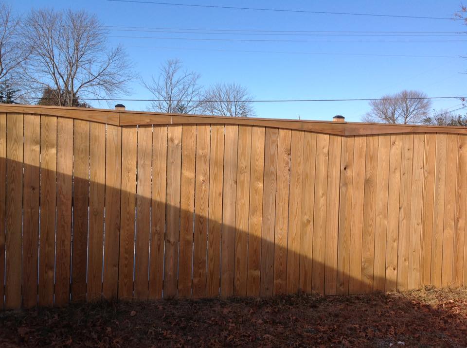 cedar privacy fence in Tall Timbers