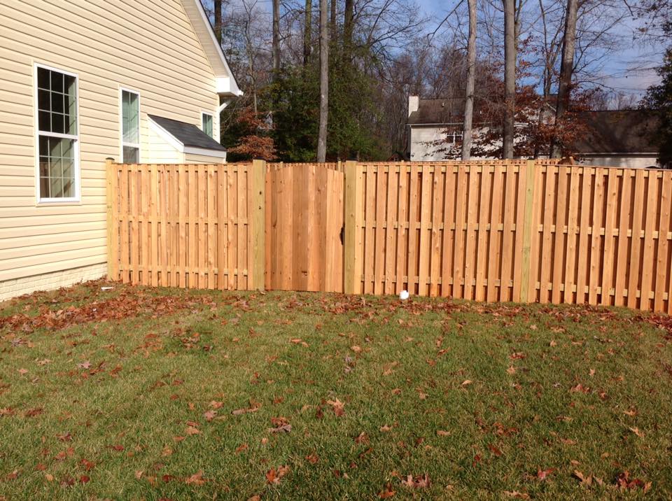 building a wooden gate in Piney Point
