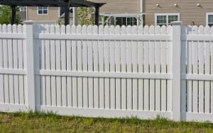 Picket fencing for the a residential property in St. Mary's County MD.