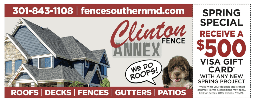 clinton fence coupons